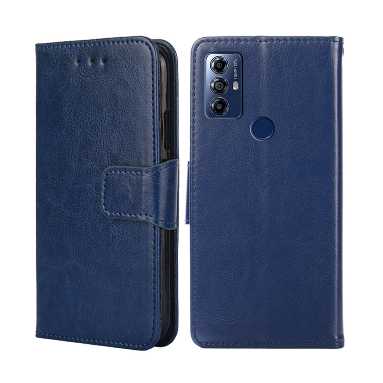 For Motorola Moto G Play 2023 Crystal Texture Leather Phone Case