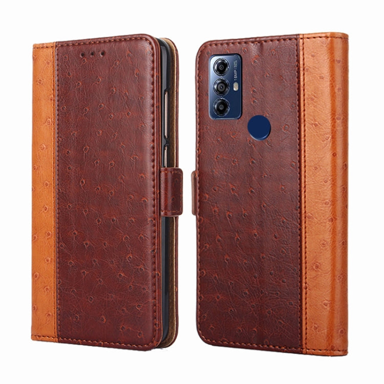 For Motorola Moto G Play 2023 Ostrich Texture Horizontal Flip Leather Phone Case