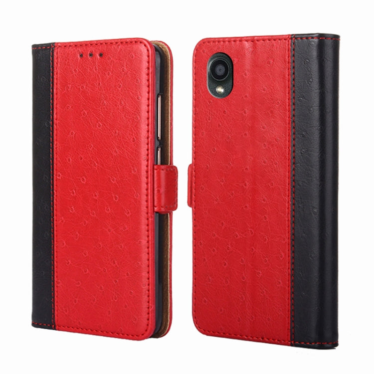 For Kyocera Digno BX2-Digno SX2-A101KC Ostrich Texture Horizontal Flip Leather Phone Case