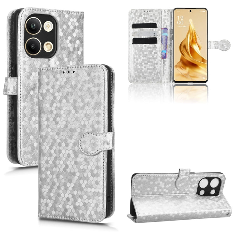For OPPO Reno9 Pro Honeycomb Dot Texture Leather Phone Case