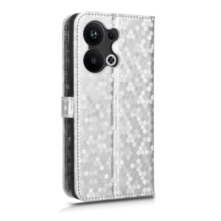 For OPPO Reno9 Pro+ Honeycomb Dot Texture Leather Phone Case
