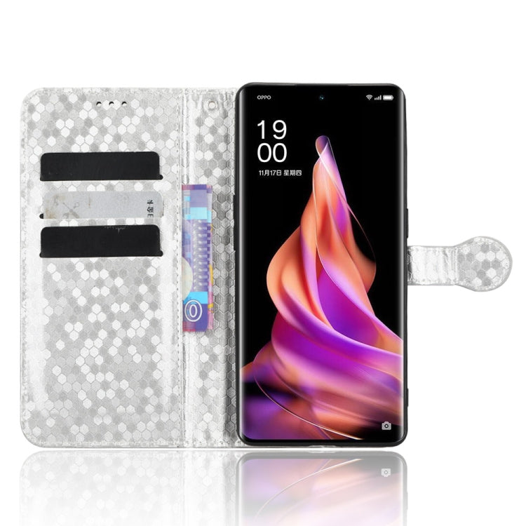For OPPO Reno9 Pro+ Honeycomb Dot Texture Leather Phone Case
