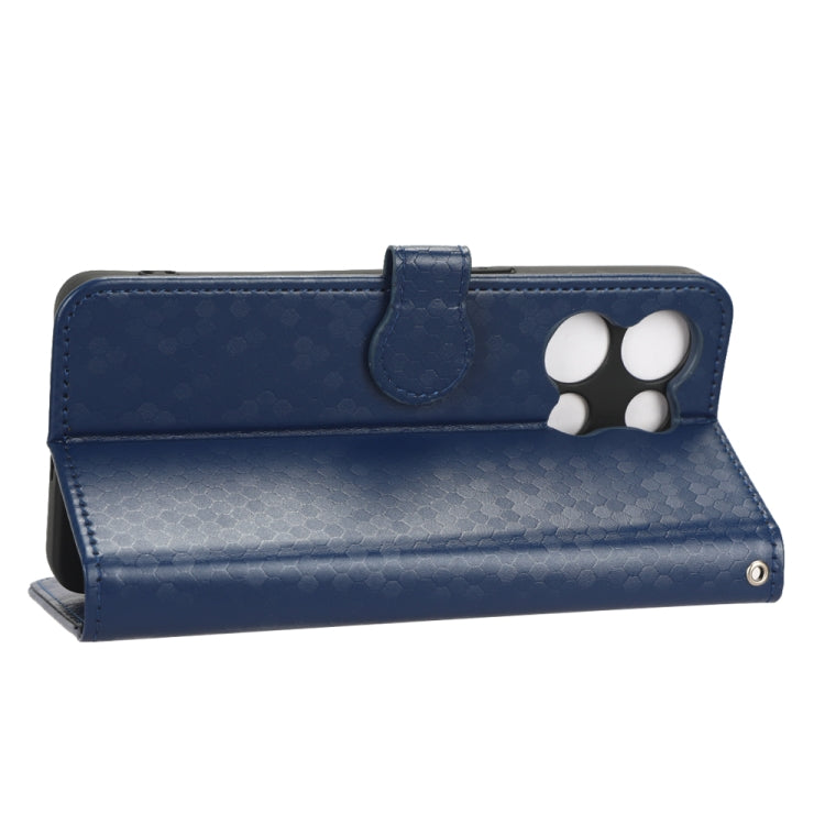 For OPPO Reno8 Pro+ 5G Honeycomb Dot Texture Leather Phone Case