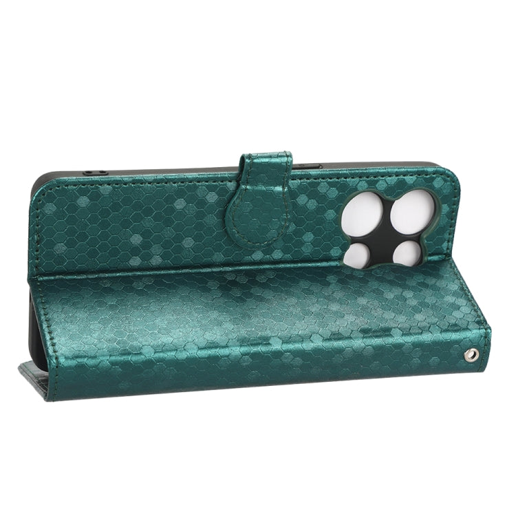 For OPPO Reno8 Pro+ 5G Honeycomb Dot Texture Leather Phone Case