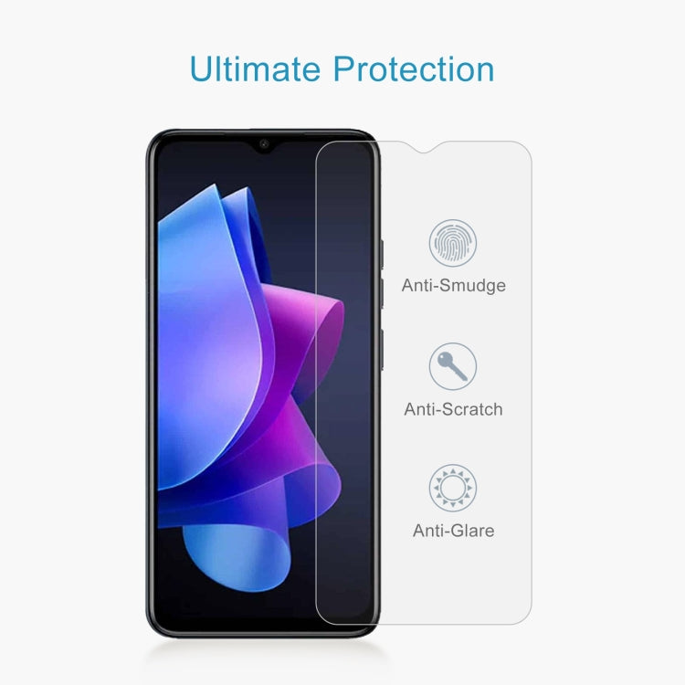 For TECNO Spark Go 2023 10pcs 0.26mm 9H 2.5D Tempered Glass Film