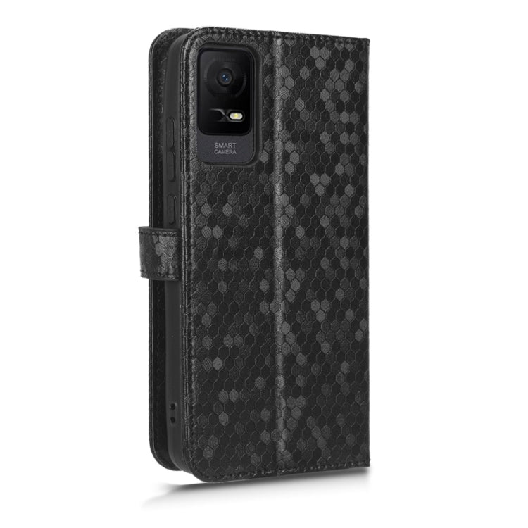 For TCL Ion X Honeycomb Dot Texture Leather Phone Case