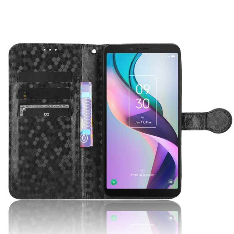 For TCL Ion X Honeycomb Dot Texture Leather Phone Case
