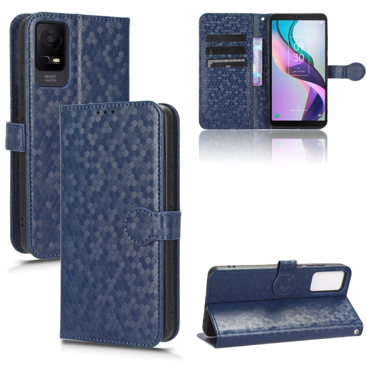 For TCL Ion X Honeycomb Dot Texture Leather Phone Case