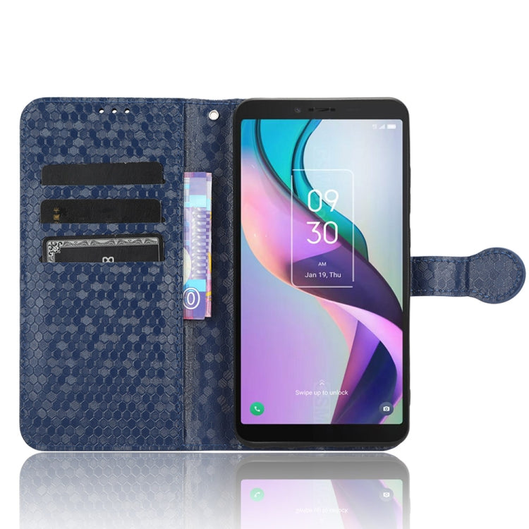 For TCL Ion X Honeycomb Dot Texture Leather Phone Case