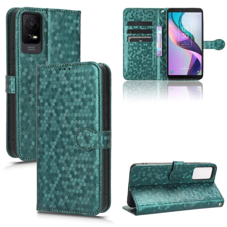 For TCL Ion X Honeycomb Dot Texture Leather Phone Case