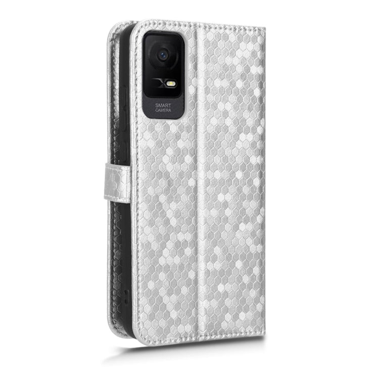 For TCL Ion X Honeycomb Dot Texture Leather Phone Case