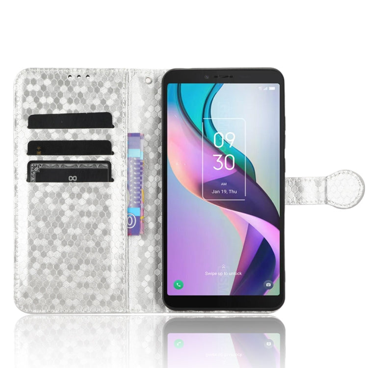 For TCL Ion X Honeycomb Dot Texture Leather Phone Case