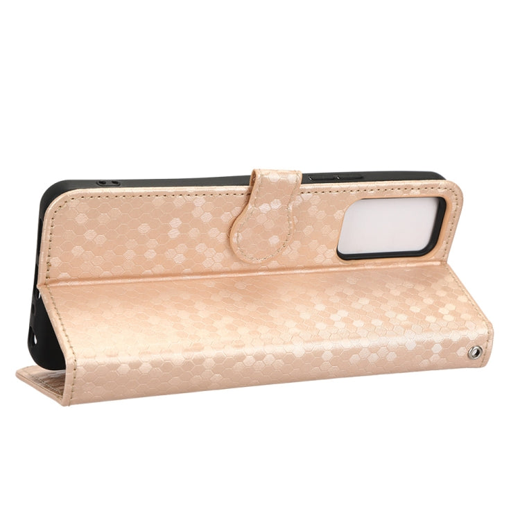 For TCL 405 / TCL 406 T506D Honeycomb Dot Texture Leather Phone Case