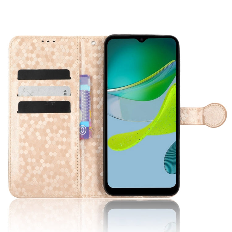 For Motorola Moto E13 4G Honeycomb Dot Texture Leather Phone Case