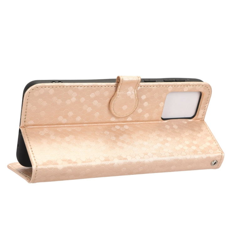 For Motorola Moto E13 4G Honeycomb Dot Texture Leather Phone Case