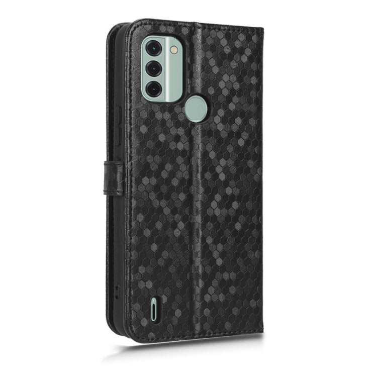 For Nokia C31 Honeycomb Dot Texture Leather Phone Case