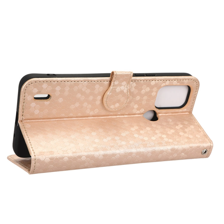 For Nokia C31 Honeycomb Dot Texture Leather Phone Case