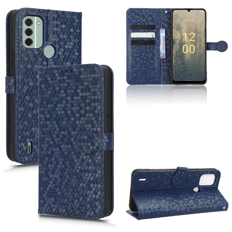 For Nokia C31 Honeycomb Dot Texture Leather Phone Case