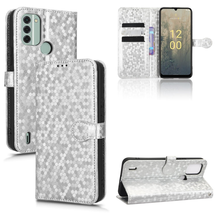 For Nokia C31 Honeycomb Dot Texture Leather Phone Case