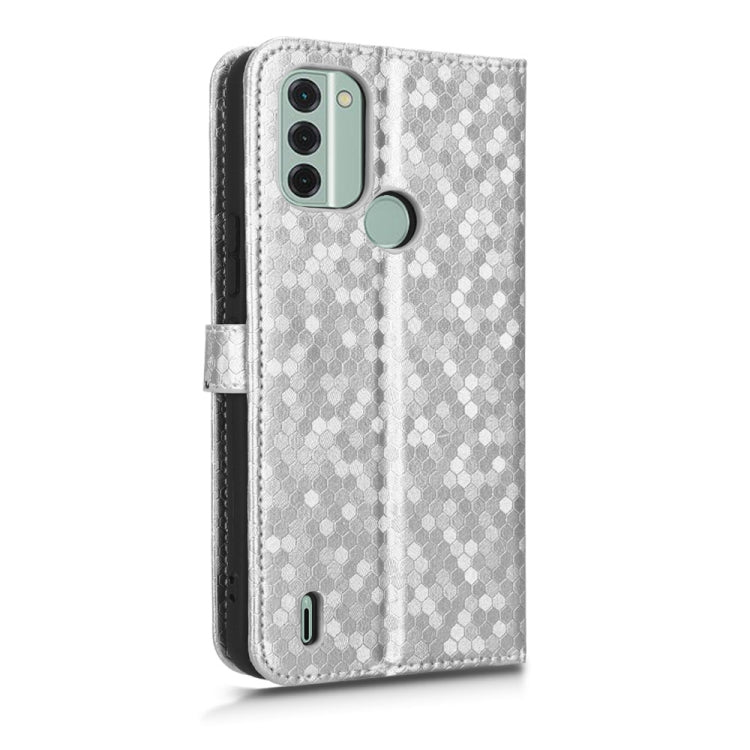For Nokia C31 Honeycomb Dot Texture Leather Phone Case