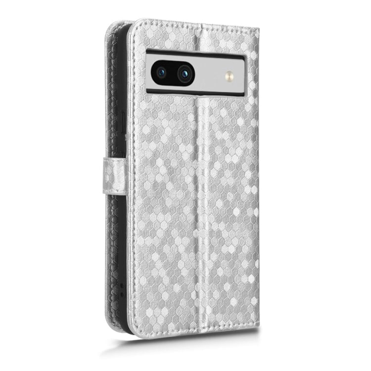 For Google Pixel 7a Honeycomb Dot Texture Leather Phone Case