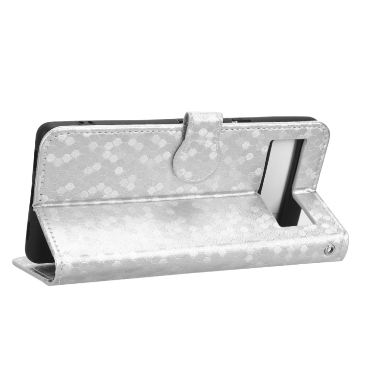 For Google Pixel 7a Honeycomb Dot Texture Leather Phone Case