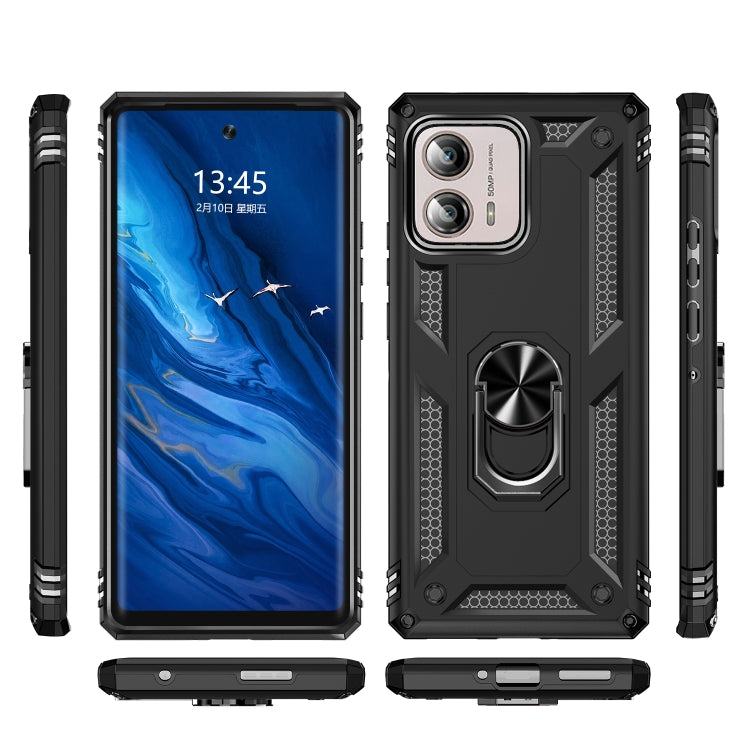 For Motorola Moto Edge+ 2023 Shockproof TPU + PC Phone Case with Holder