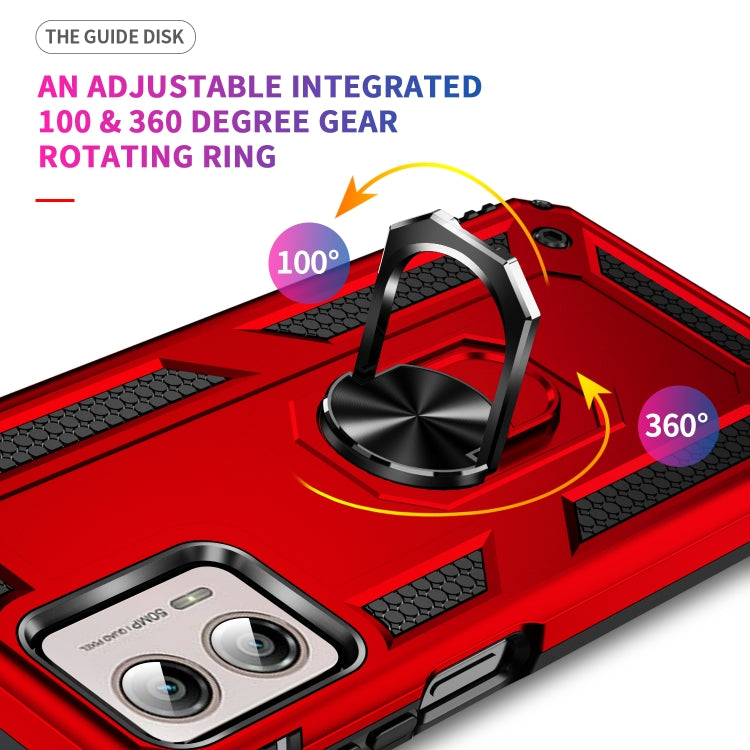 For Motorola Moto Edge+ 2023 Shockproof TPU + PC Phone Case with Holder