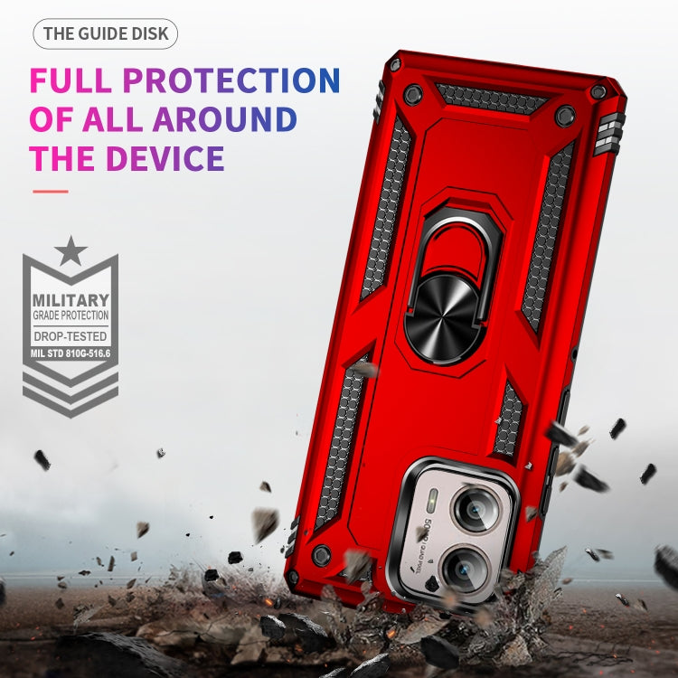For Motorola Moto Edge+ 2023 Shockproof TPU + PC Phone Case with Holder