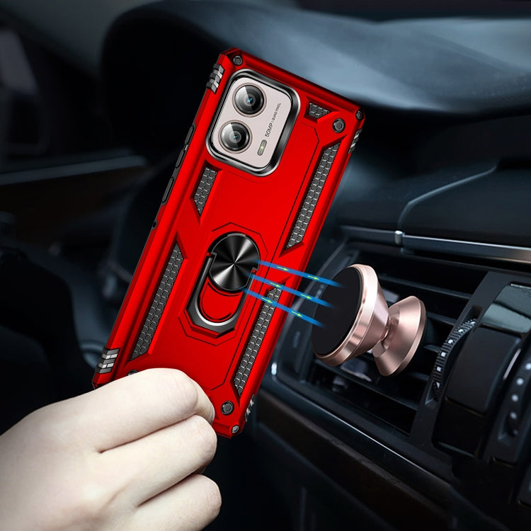 For Motorola Moto Edge+ 2023 Shockproof TPU + PC Phone Case with Holder