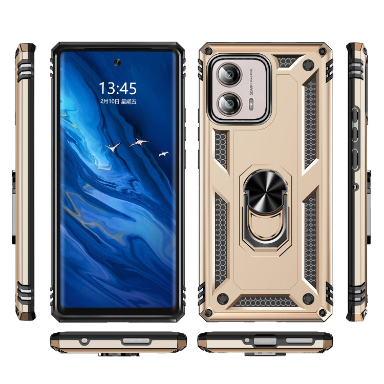 For Motorola Moto Edge+ 2023 Shockproof TPU + PC Phone Case with Holder