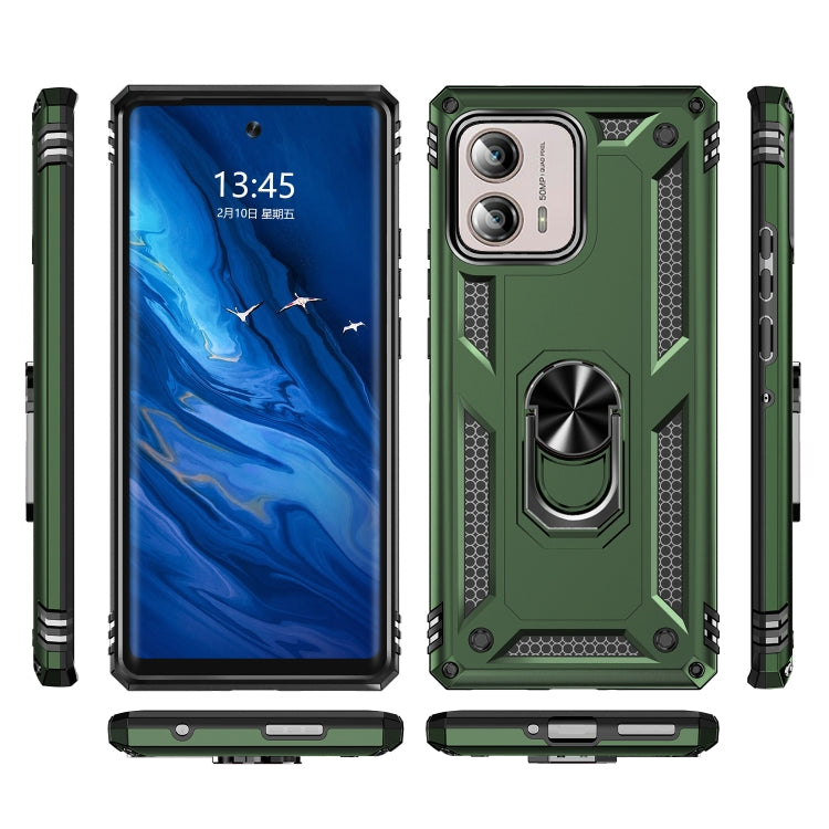 For Motorola Moto Edge+ 2023 Shockproof TPU + PC Phone Case with Holder