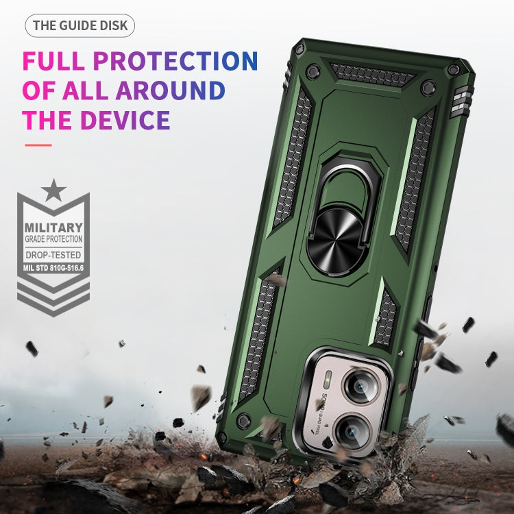 For Motorola Moto Edge+ 2023 Shockproof TPU + PC Phone Case with Holder