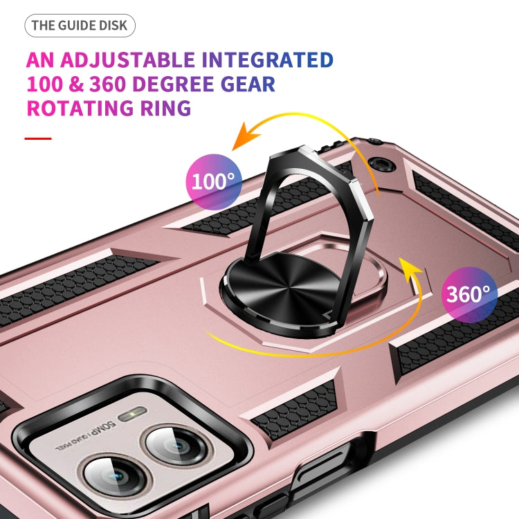 For Motorola Moto Edge+ 2023 Shockproof TPU + PC Phone Case with Holder