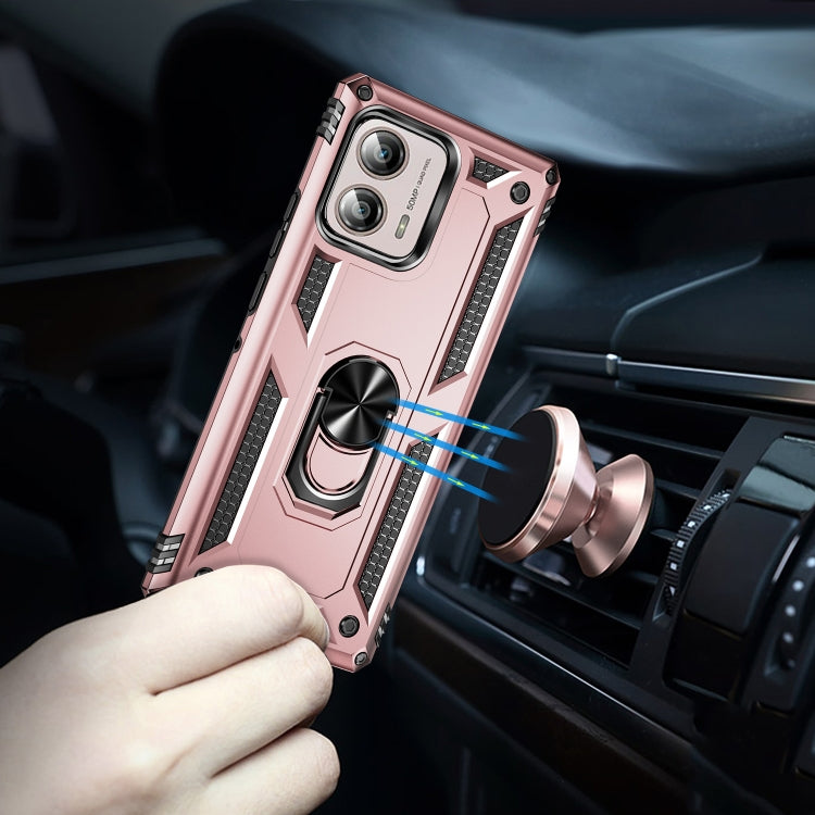 For Motorola Moto Edge+ 2023 Shockproof TPU + PC Phone Case with Holder