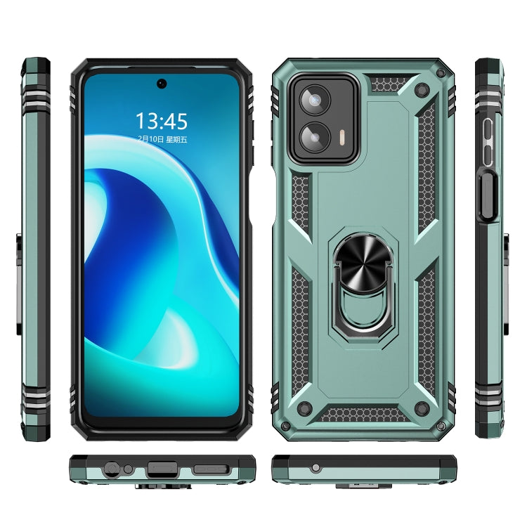 For Motorola Moto G 5G 2023 Shockproof TPU + PC Phone Case with Holder