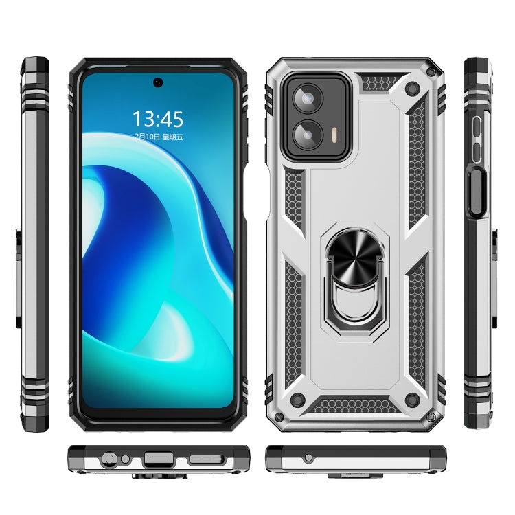 For Motorola Moto G 5G 2023 Shockproof TPU + PC Phone Case with Holder