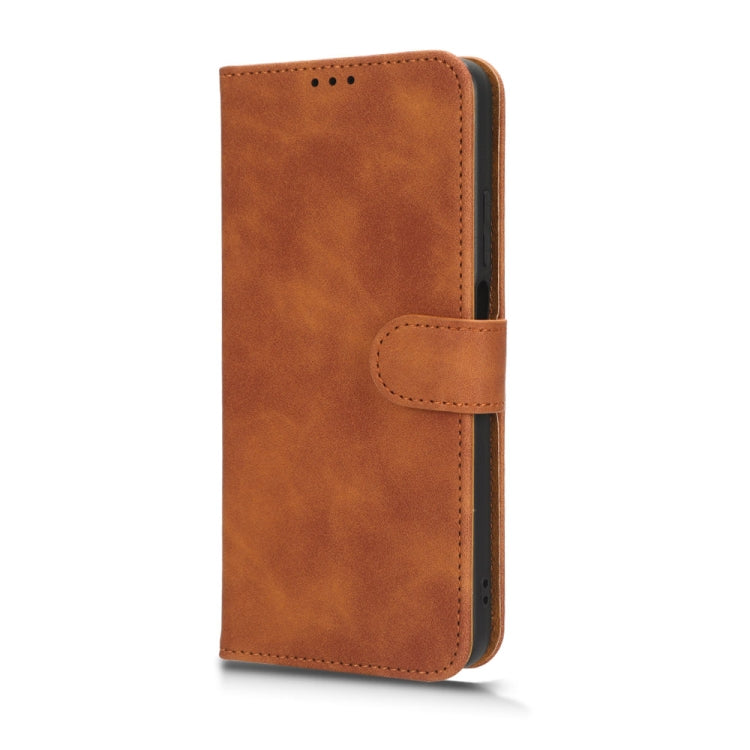 For Realme C55 Skin Feel Magnetic Flip Leather Phone Case