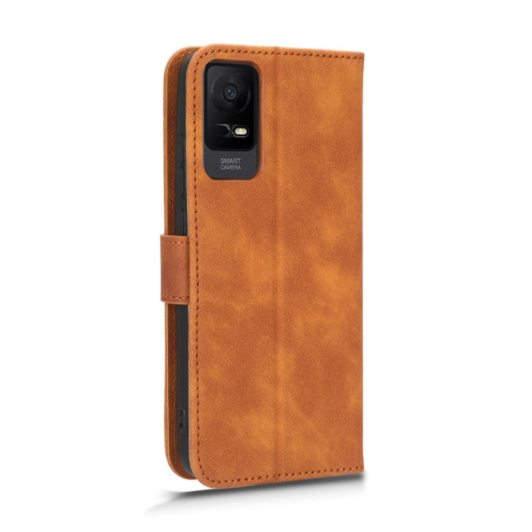 For TCL ION X Skin Feel Magnetic Flip Leather Phone Case