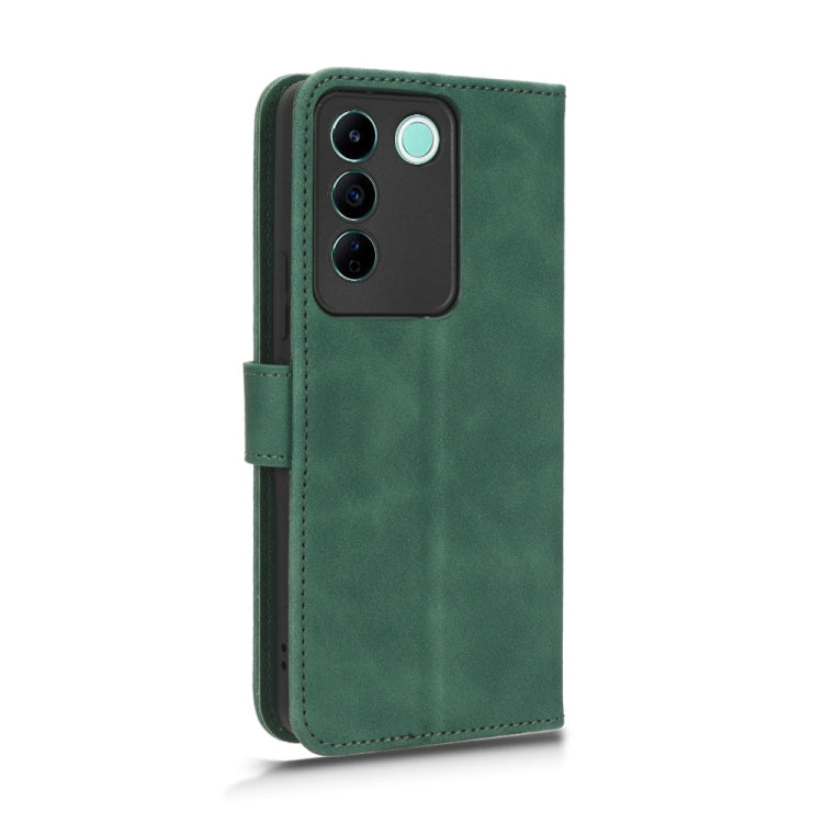 For vivo S16e Skin Feel Magnetic Flip Leather Phone Case