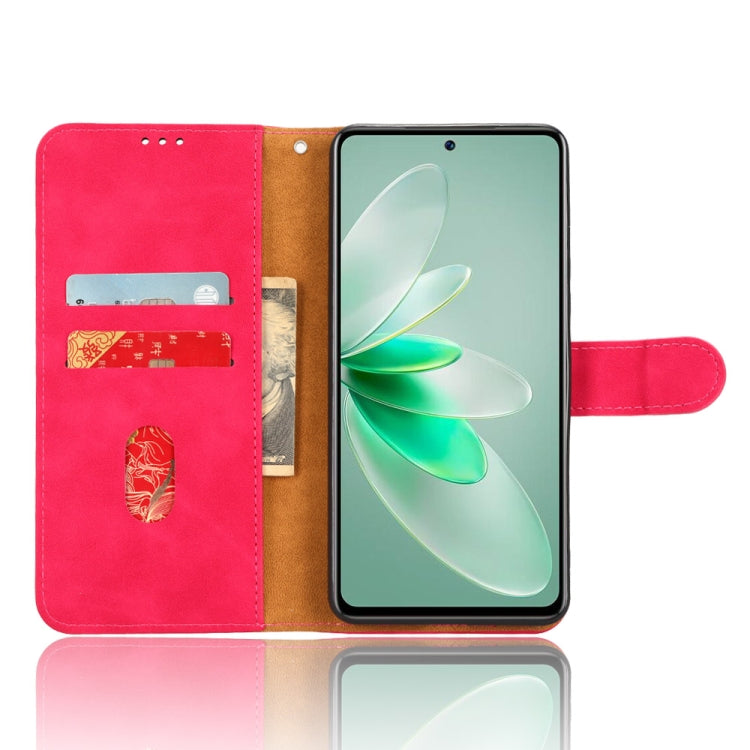 For vivo S16e Skin Feel Magnetic Flip Leather Phone Case