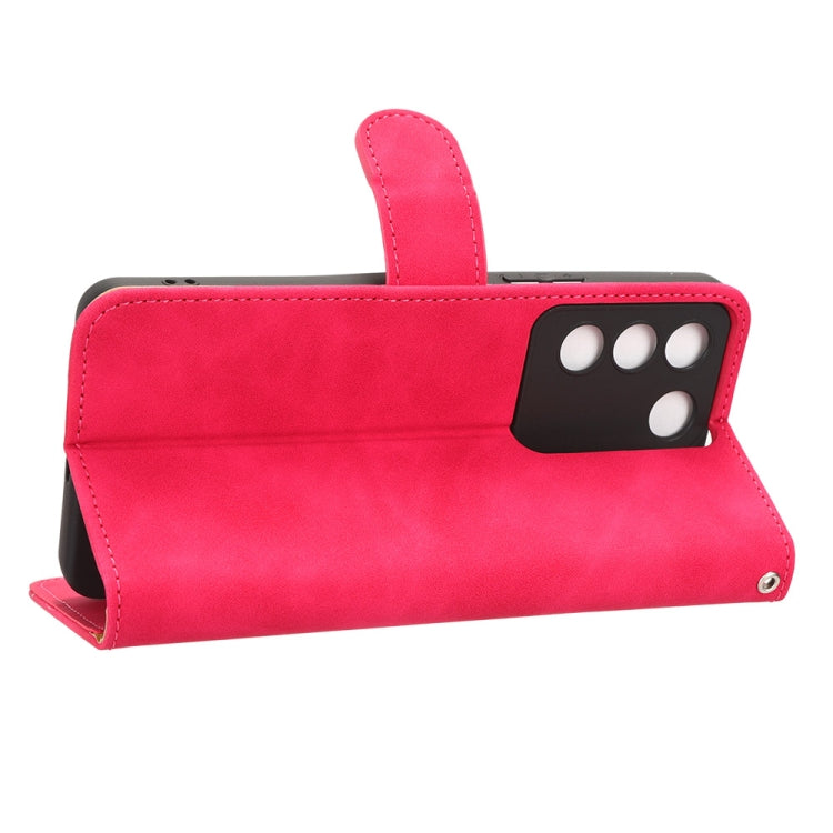 For vivo S16e Skin Feel Magnetic Flip Leather Phone Case