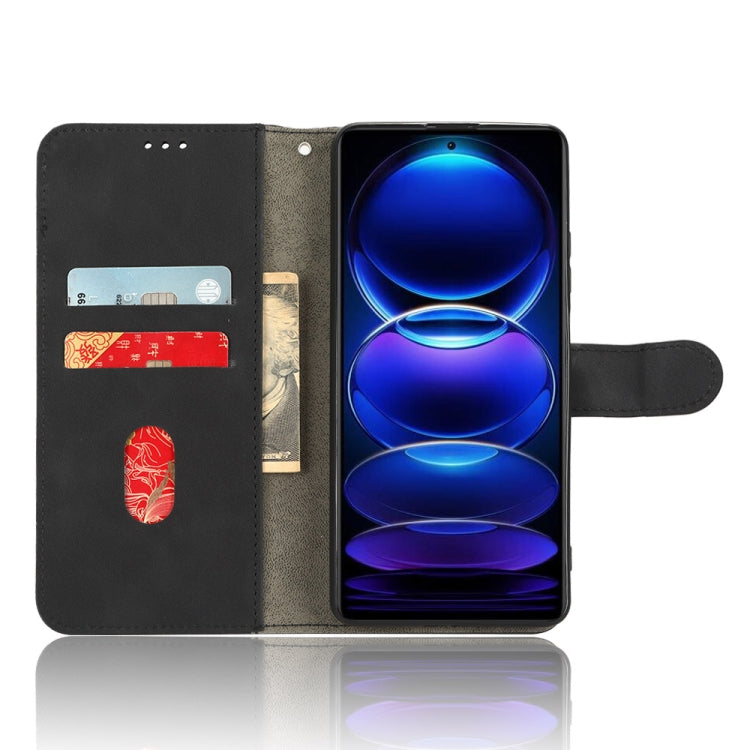 For Xiaomi Redmi Note 12 Pro+ 5G Skin Feel Magnetic Flip Leather Phone Case