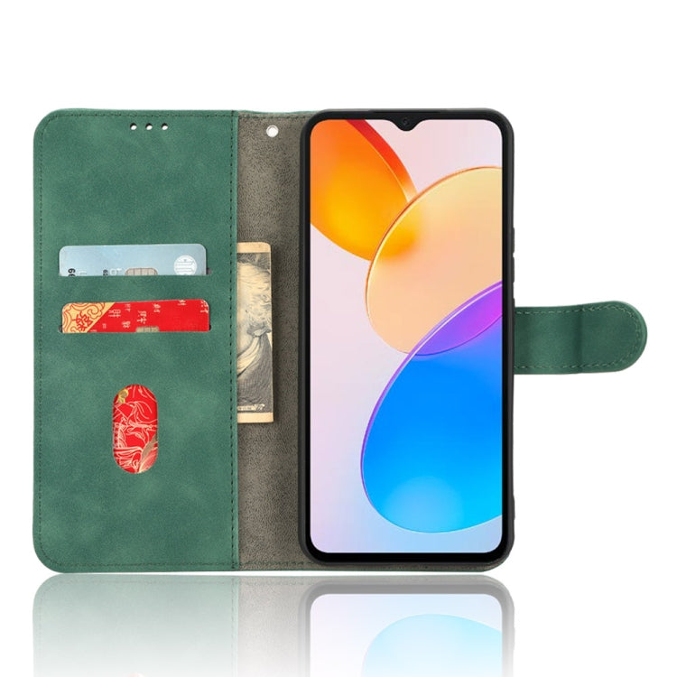 For Honor X5 Skin Feel Magnetic Flip Leather Phone Case