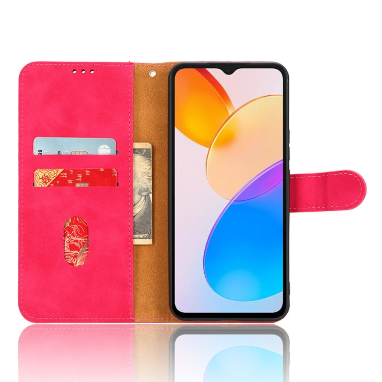 For Honor X5 Skin Feel Magnetic Flip Leather Phone Case