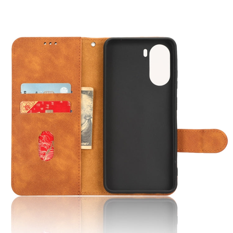 For ZTE Blade V40 Design Skin Feel Magnetic Flip Leather Phone Case