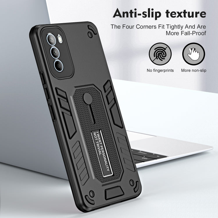 For Motorola Moto G31 EU Version / G41 Variety Brave Armor Finger Loop Holder Phone Case