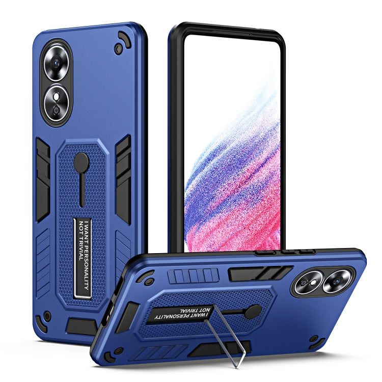 For OPPO A17 4G / A17k Variety Brave Armor Finger Loop Holder Phone Case