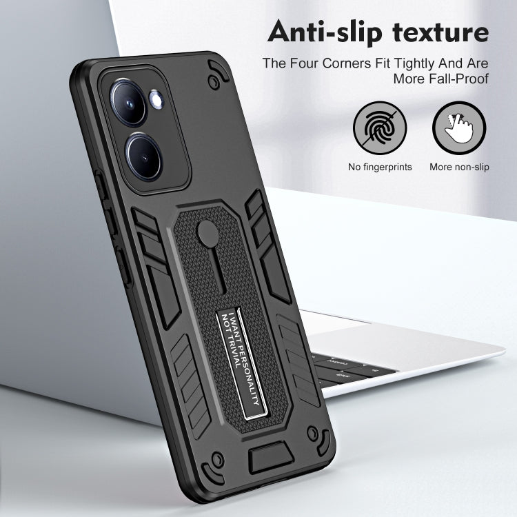 For Realme 10 4G Variety Brave Armor Finger Loop Holder Phone Case
