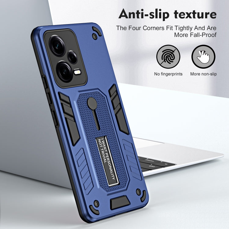 For Xiaomi Redmi Note 12 Pro+ 5G Variety Brave Armor Finger Loop Holder Phone Case